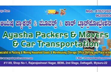 Ayasha Packers & Movers